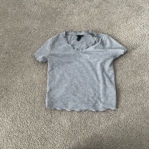Grey target short sleeve shirt